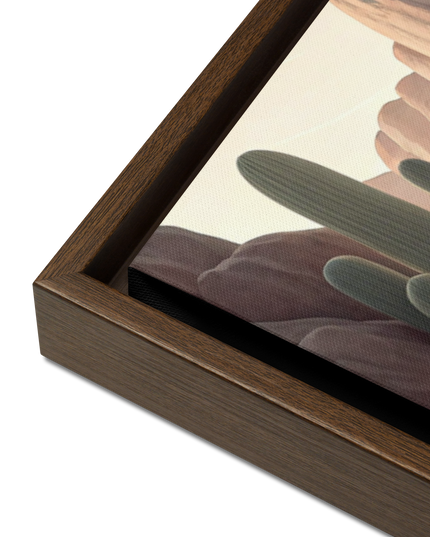 DESERT WALL ART - FRAMED CANVAS PRINT/2