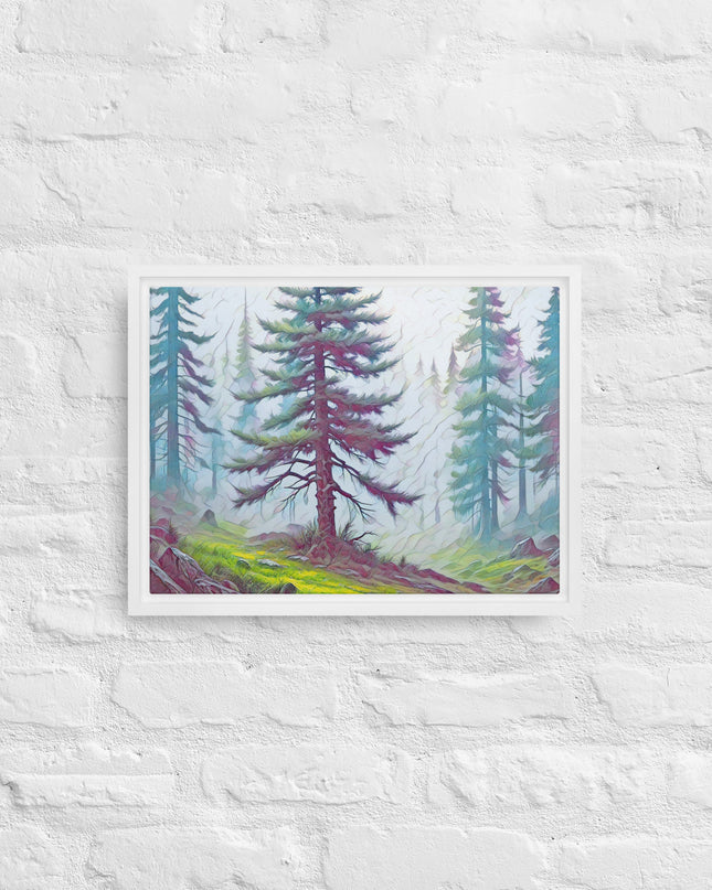 Into the Oregon Woods - Digital Art - Framed canvas - FREE SHIPPING