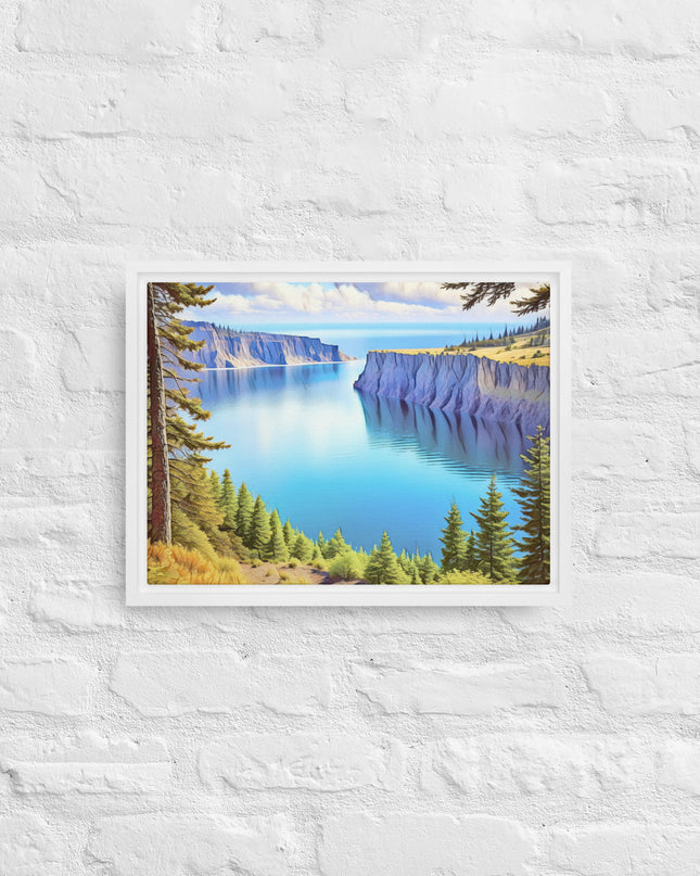 Oregon Calling - Digital Art - Framed canvas - FREE SHIPPING