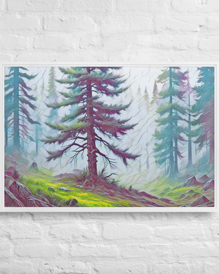 Into the Oregon Woods - Digital Art - Framed canvas - FREE SHIPPING