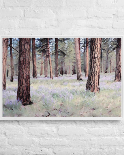 Central Oregon Forest - Digital Art - Framed canvas - FREE SHIPPING