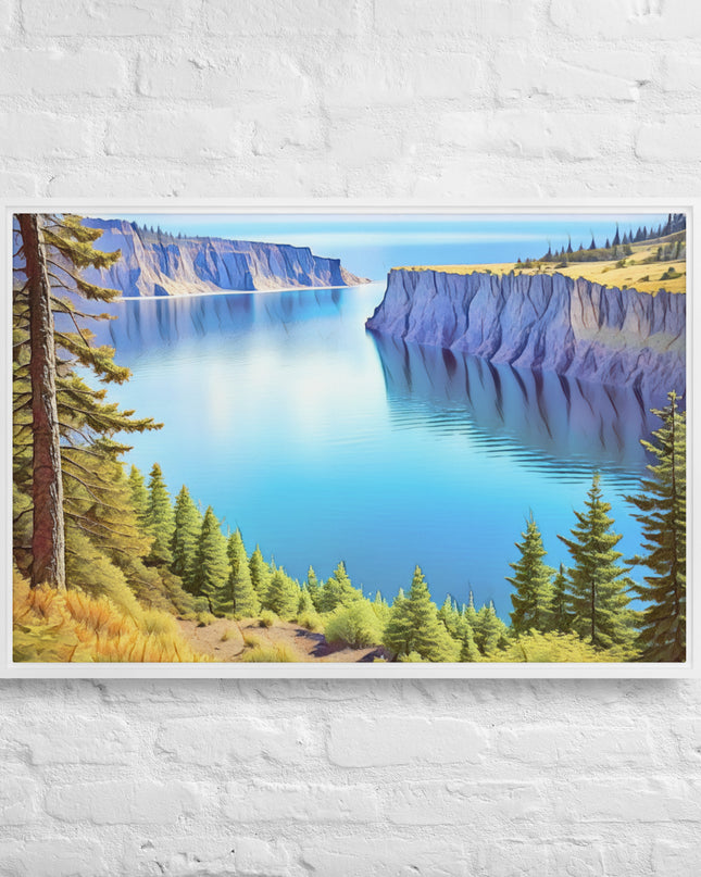 Oregon Calling - Digital Art - Framed canvas - FREE SHIPPING