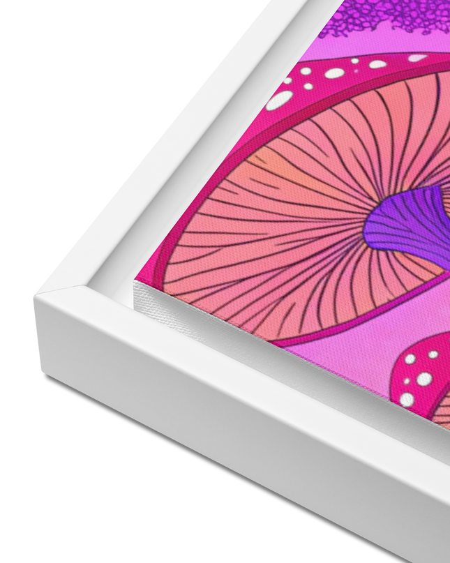 Mushroom Wall Art Framed Canvas Print/5