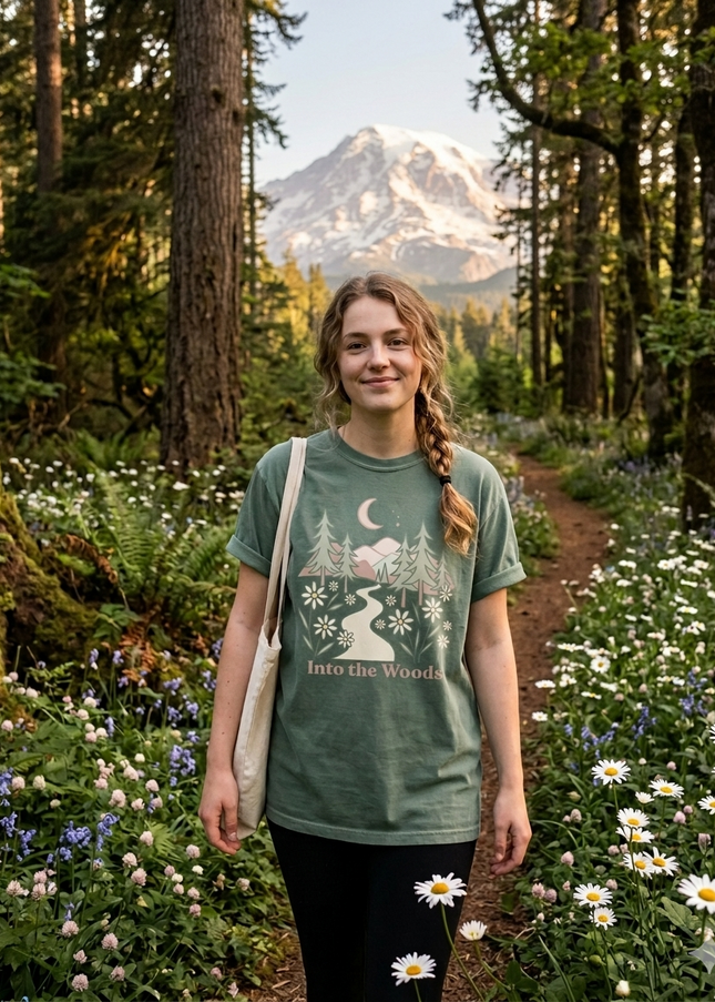 Into the Woods - Premium - Comfort Colors T-Shirt
