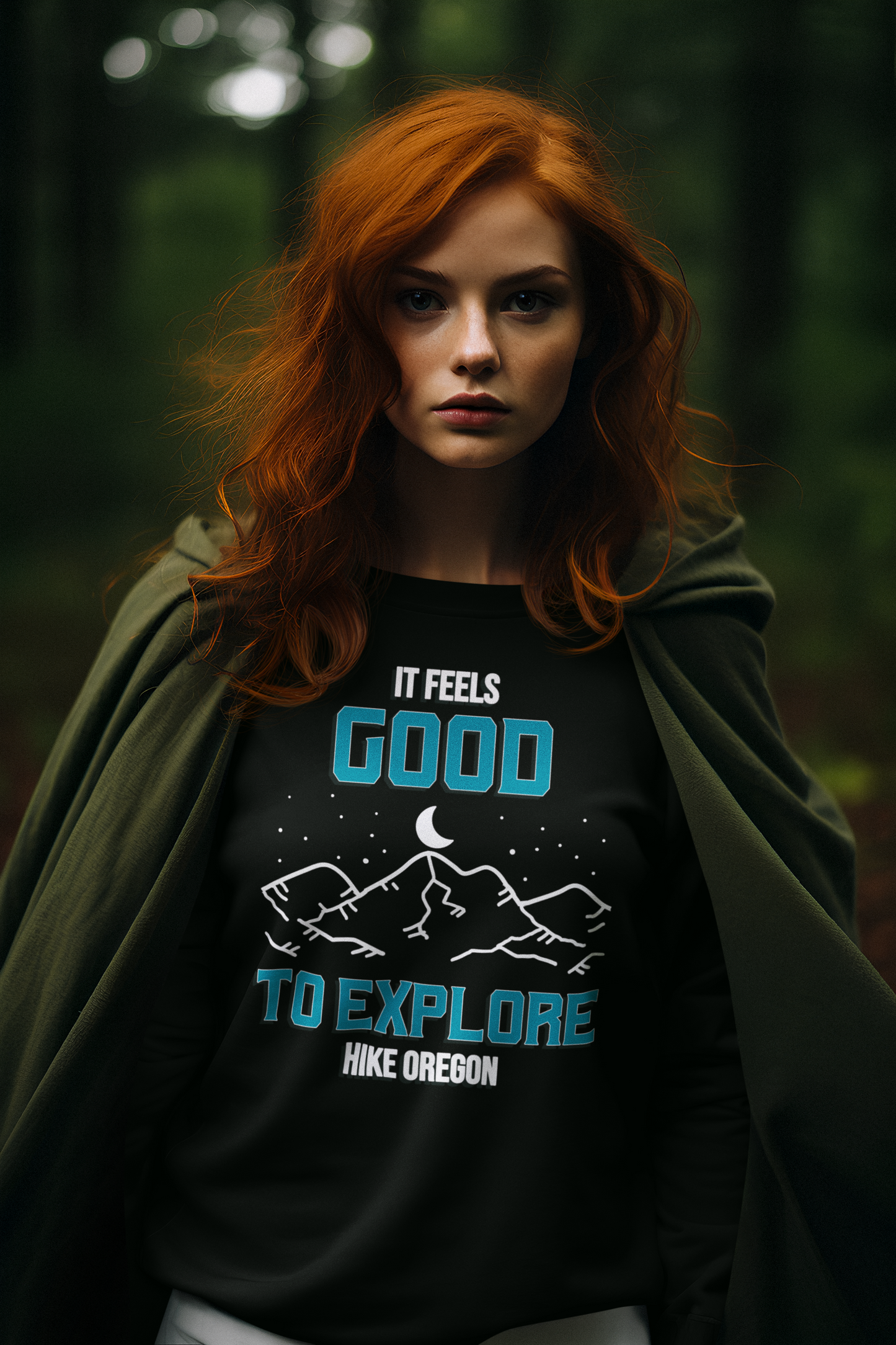It Feels Good to Explore - Hike Oregon - Unisex Premium Sweatshirt