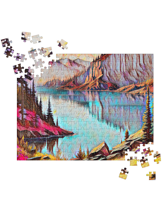 NW Lake of Dreams - Digital Art - Jigsaw puzzle