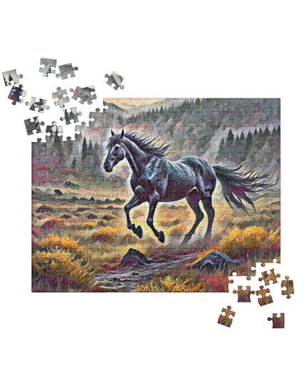 Oregon Running Horse - Digital Art - Jigsaw puzzle