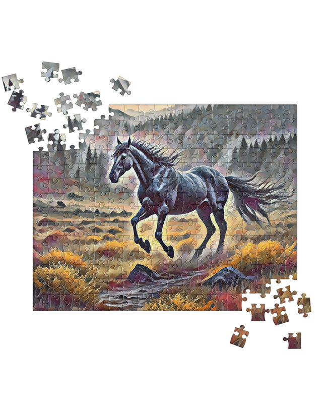 Oregon Running Horse - Digital Art - Jigsaw puzzle