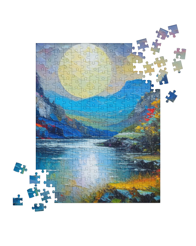 Moon Over the Gorge - Jigsaw puzzle