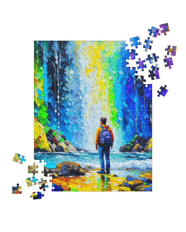 Hiking to the Falls - Jigsaw puzzle