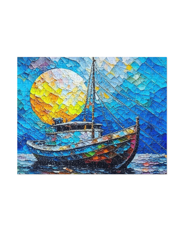 Moon over Newport - Jigsaw puzzle