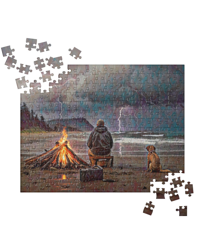 Bonfire in the Storm - Jigsaw puzzle