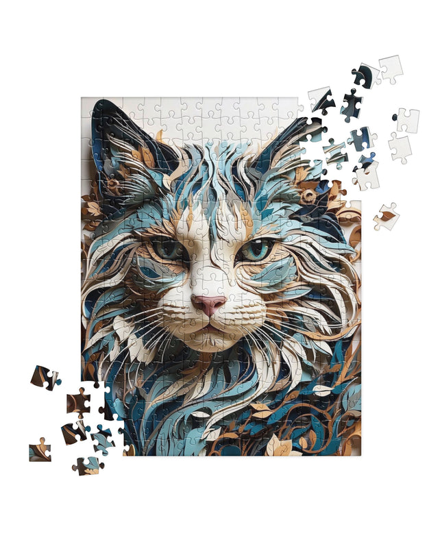 Paper Cat - Jigsaw puzzle