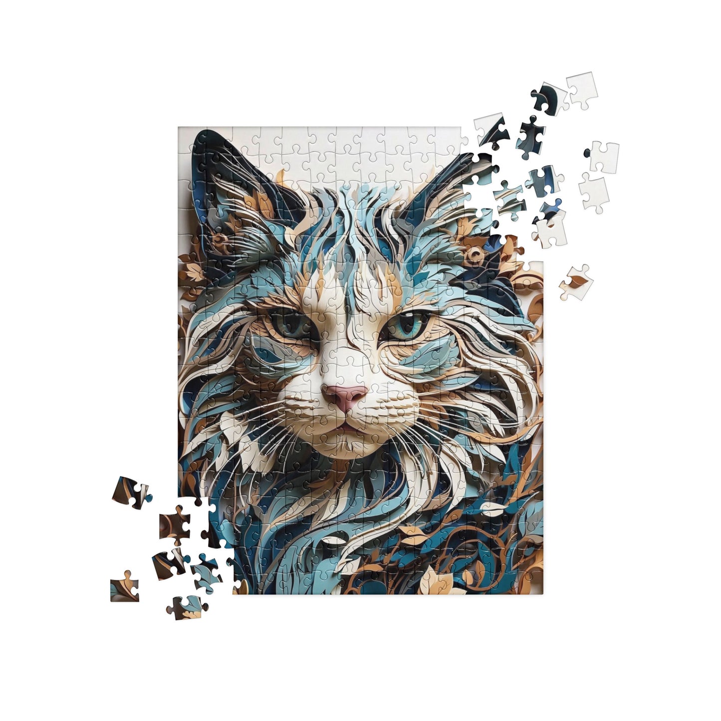 Paper Cat - Jigsaw puzzle