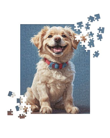 Happy Puppy - Jigsaw puzzle