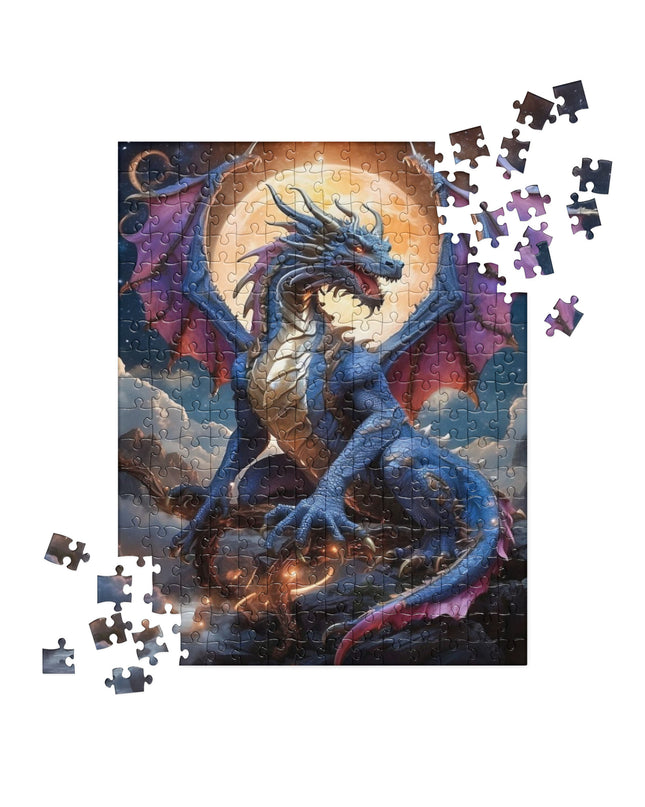 Celestial Dragon in Space - Jigsaw puzzle