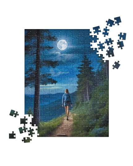 Oregon Full Moon Hiking - Jigsaw puzzle