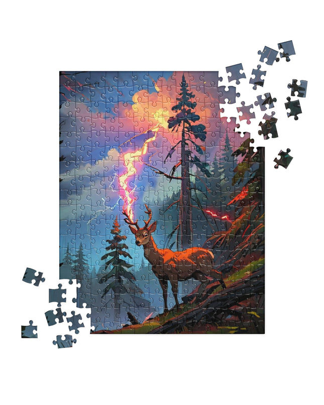 Oregon Lightning Strike - Jigsaw puzzle