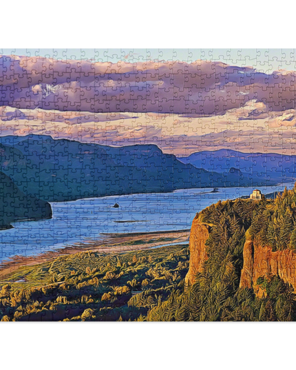 Columbia River Gorge/2 - Digital Art - Jigsaw puzzle
