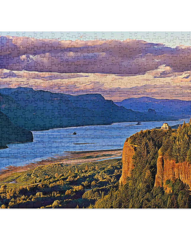 Columbia River Gorge/2 - Digital Art - Jigsaw puzzle
