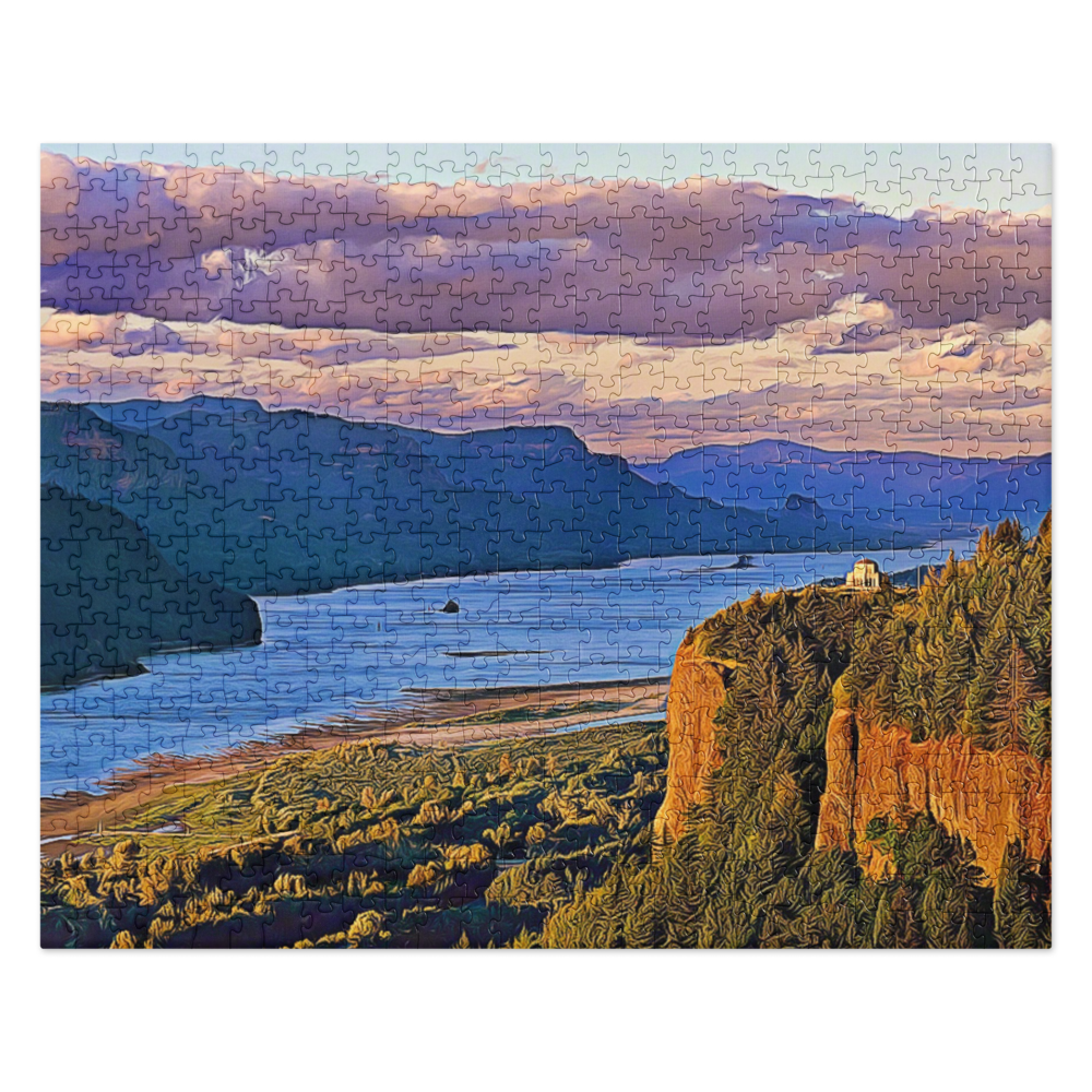 Columbia River Gorge/2 - Digital Art - Jigsaw puzzle