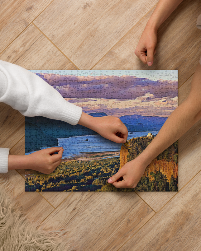 Columbia River Gorge/2 - Digital Art - Jigsaw puzzle