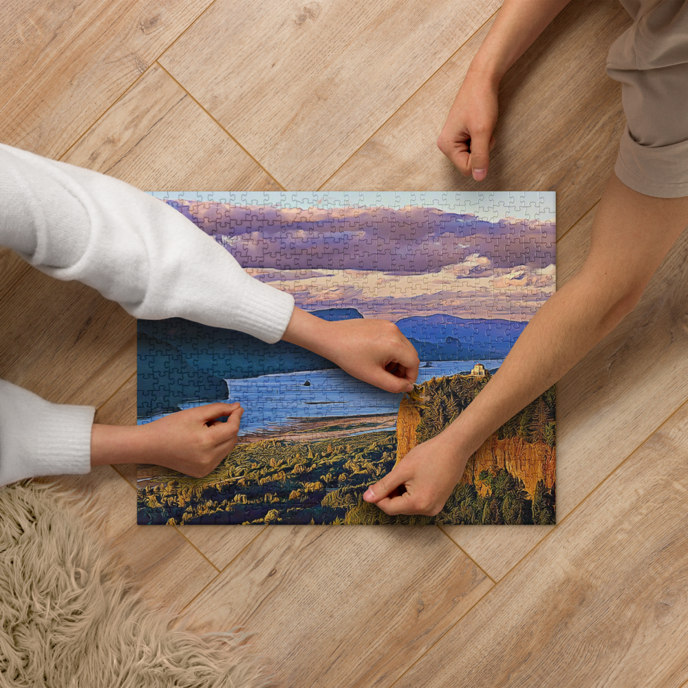 Columbia River Gorge/2 - Digital Art - Jigsaw puzzle