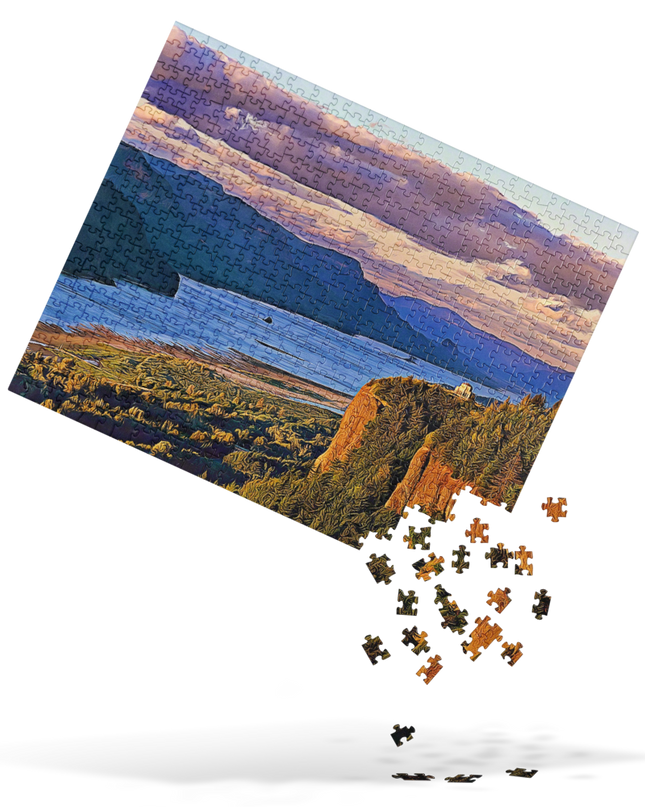 Columbia River Gorge/2 - Digital Art - Jigsaw puzzle