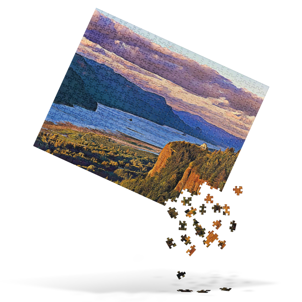 Columbia River Gorge/2 - Digital Art - Jigsaw puzzle