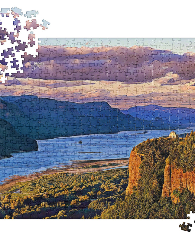 Columbia River Gorge/2 - Digital Art - Jigsaw puzzle