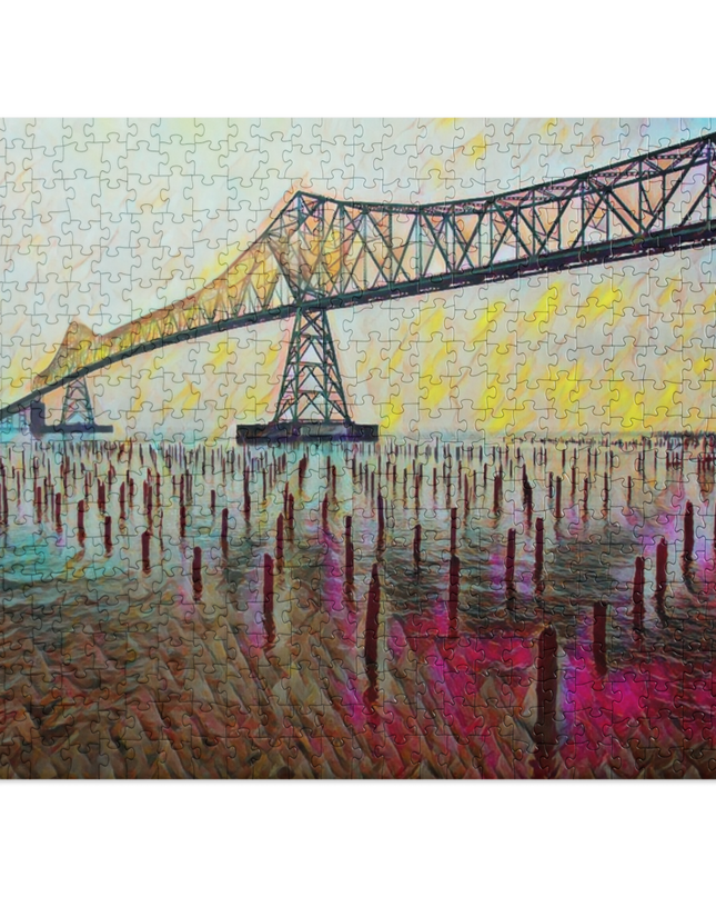 Astoria Bridge - Digital Art - Jigsaw puzzle