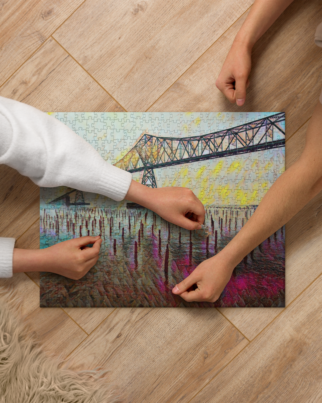 Astoria Bridge - Digital Art - Jigsaw puzzle