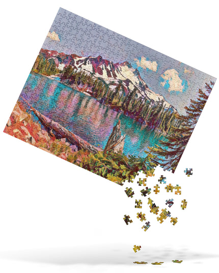 Mount Jefferson - Digital Art - Jigsaw puzzle