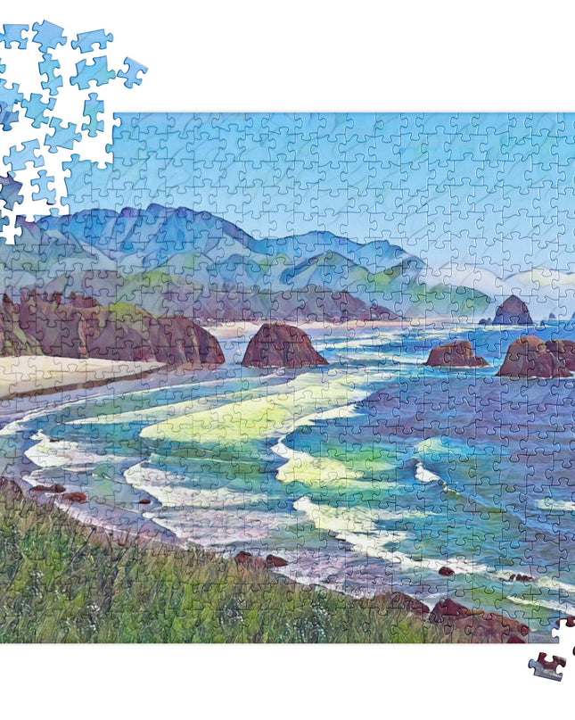 Ecola State Park - Digital Art - Jigsaw puzzle