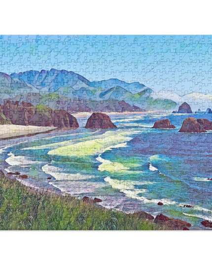 Ecola State Park - Digital Art - Jigsaw puzzle