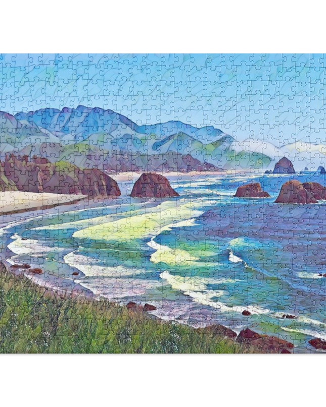 Ecola State Park - Digital Art - Jigsaw puzzle