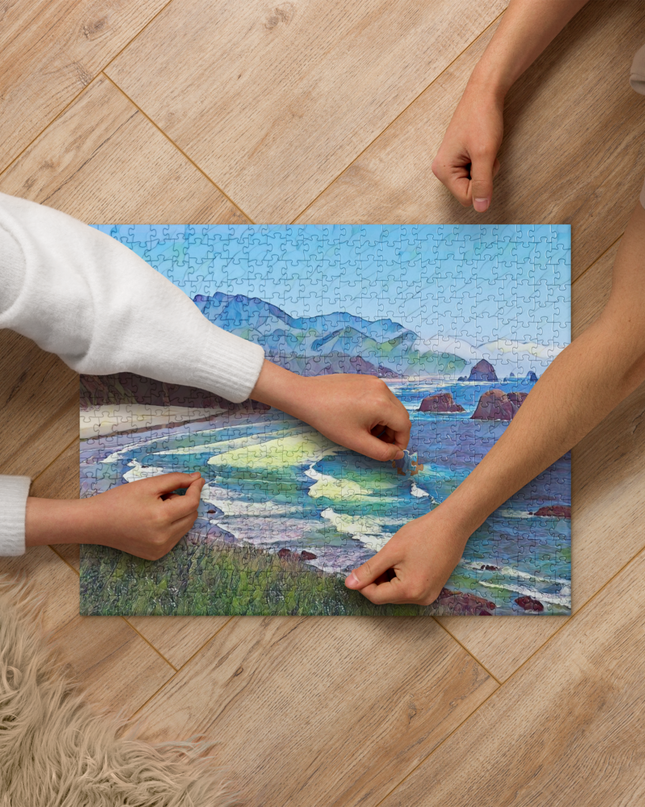 Ecola State Park - Digital Art - Jigsaw puzzle