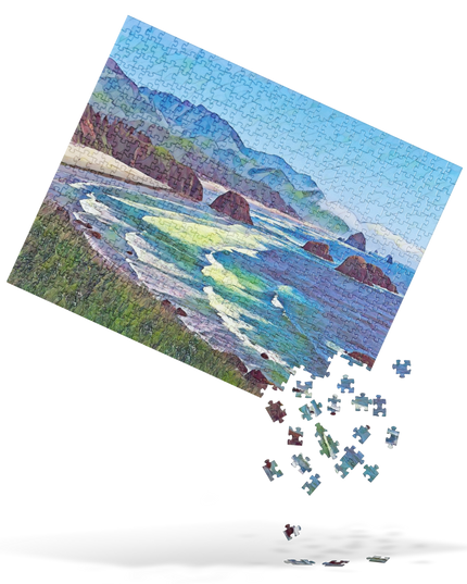 Ecola State Park - Digital Art - Jigsaw puzzle