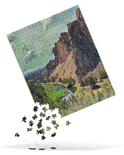 Smith Rock/2 - Digital Art - Jigsaw puzzle