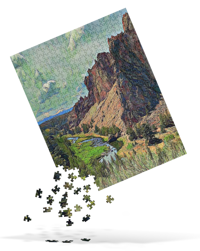 Smith Rock/2 - Digital Art - Jigsaw puzzle