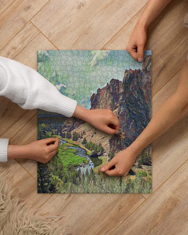 Smith Rock/2 - Digital Art - Jigsaw puzzle