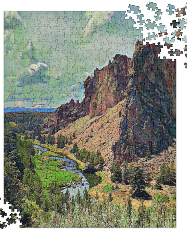 Smith Rock/2 - Digital Art - Jigsaw puzzle