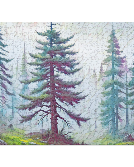 into the Oregon Woods - Digital Art - Jigsaw puzzle
