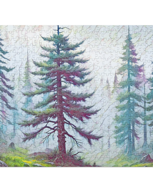 into the Oregon Woods - Digital Art - Jigsaw puzzle