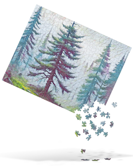 into the Oregon Woods - Digital Art - Jigsaw puzzle