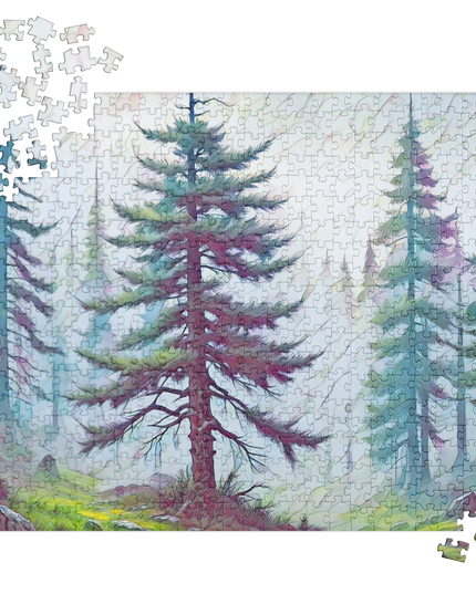 into the Oregon Woods - Digital Art - Jigsaw puzzle