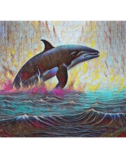 Pacific Northwest Orca - Digital Art - Jigsaw puzzle
