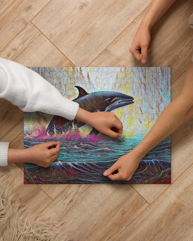 Pacific Northwest Orca - Digital Art - Jigsaw puzzle