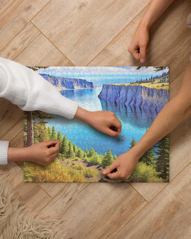 Oregon Calling - Digital Art -  Jigsaw puzzle