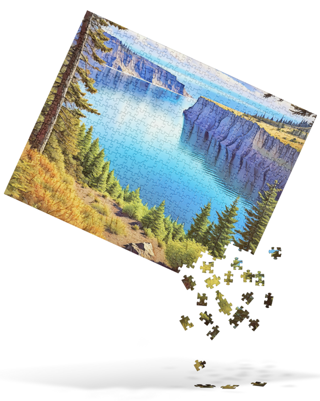 Oregon Calling - Digital Art -  Jigsaw puzzle
